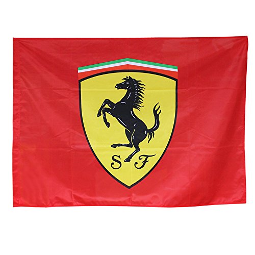 Preisvergleich Produktbild FERRARI Flagge Fahne Scuderia Flagge Fahne 120x90cm