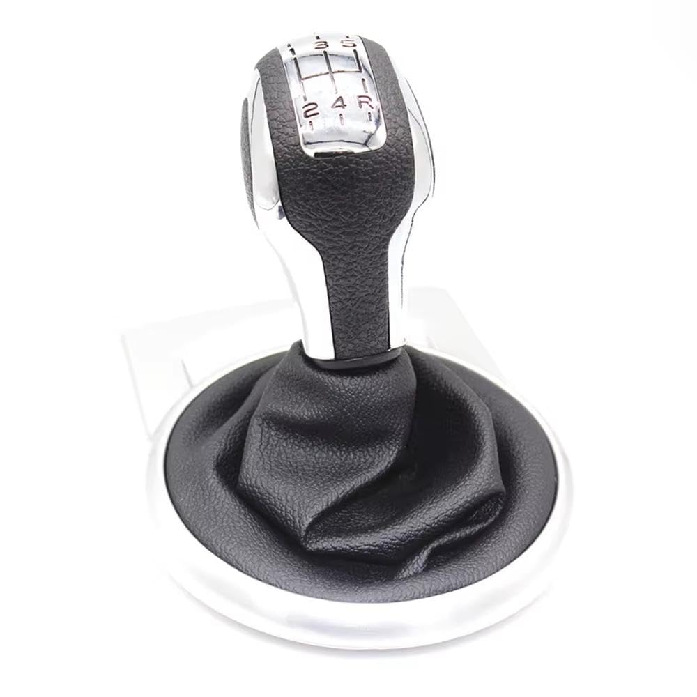 YDXHERTA Auto Accessory Car Styling Gear Shift Knob for Citroen C4 MK1 (2004-2008)(Silver Black)