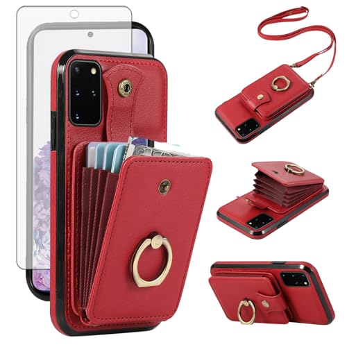 Protection Écran et Coque Samsung S20FE 5G Anti Rayures avec Porte Carte