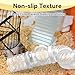MUYG 8 PCS Hamster Tube Set, Hamster Toy Set DIY Clear Pet Cage Tunnel Small Animal External Accessories Adventure Tube Syrian Rat Mouse (White)