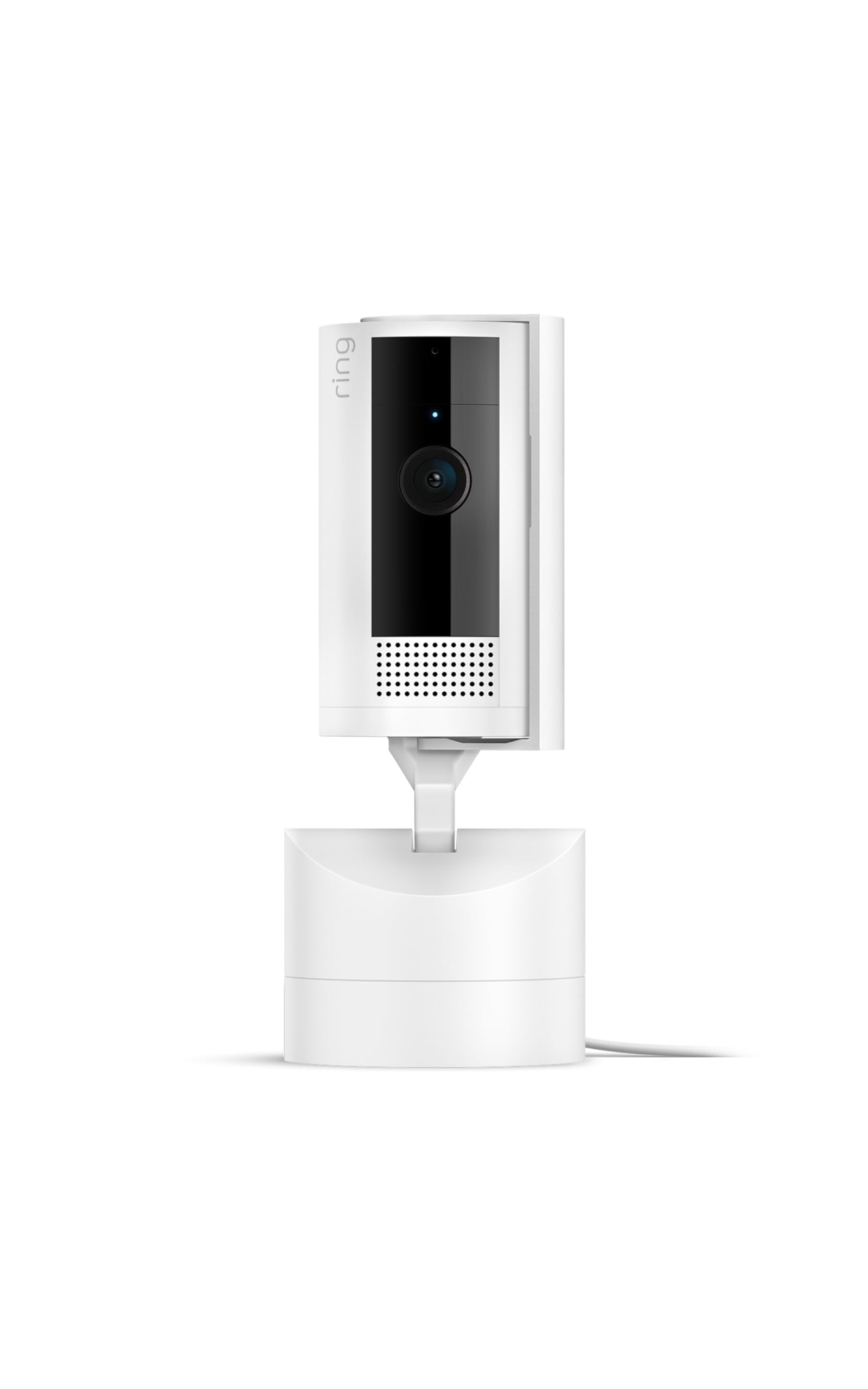 Pan-Tilt Indoor Cam (newest model), See all around your home or business with 360° pan coverage, HD video, plus Two-Way Talk, White