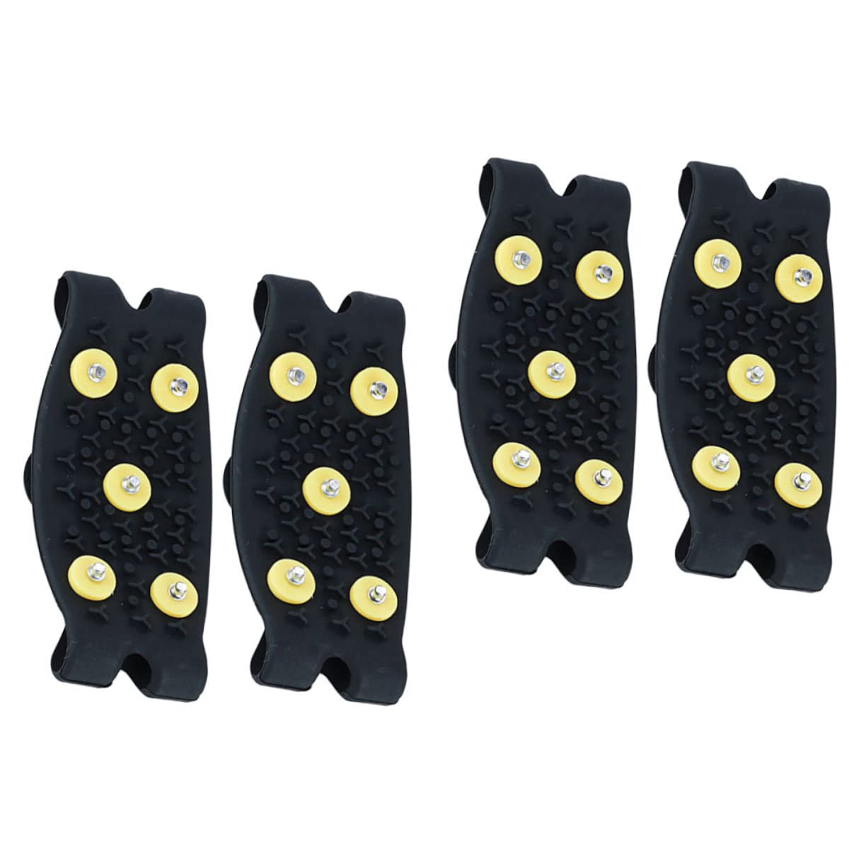 Ipetboom Crampons pour Chaussures Tpe Antidérapants 2 Paires pour Marche en Neige et Course