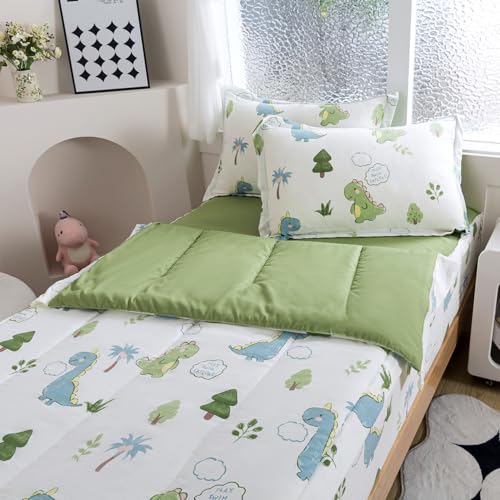 Catálogo de Colecciones de ropa de cama que Puedes Comprar On-line. 43 qjmiaofang - Juego de ropa de cama con cierre para niños, 4 piezas, ropa de cama con cierre para niños y niñas, edredón todo en uno, con sábanas para todas las estaciones,...