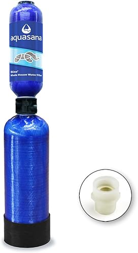 Miniatura 3 de Sistema de filtración de agua Aquasana Chloramines para toda la casa, Azul, EQ-600-AMZN