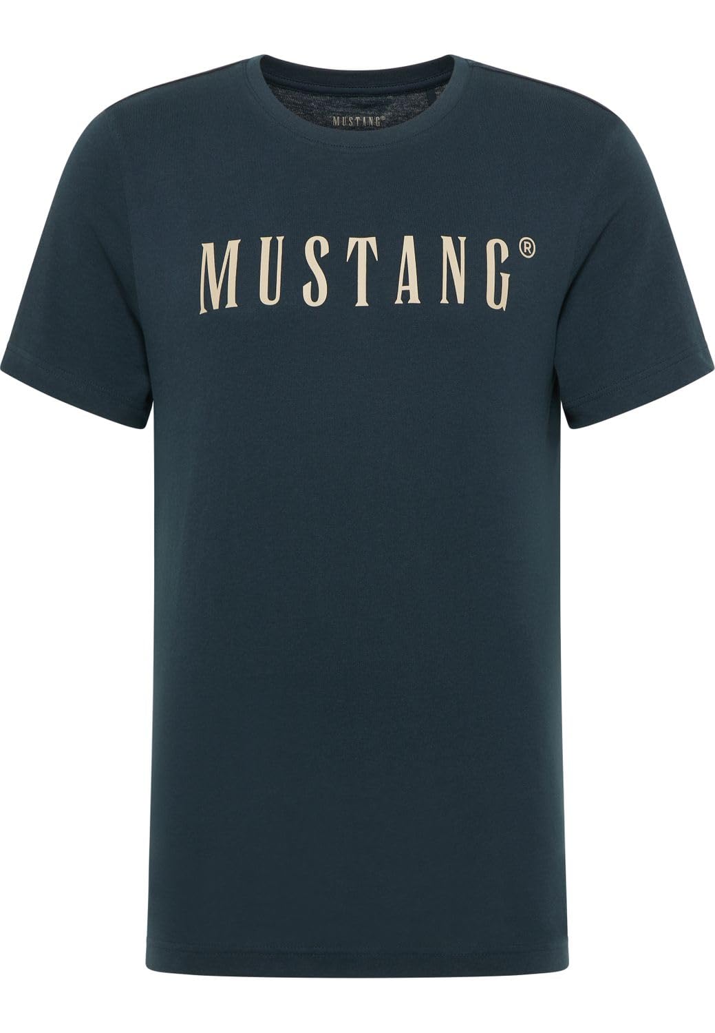 MUSTANG Męski T-shirt Austin - Regular Fit S-3XL biały czarny zielony beżowy czerwony szary bawełna, Carbon 4135, 3XL