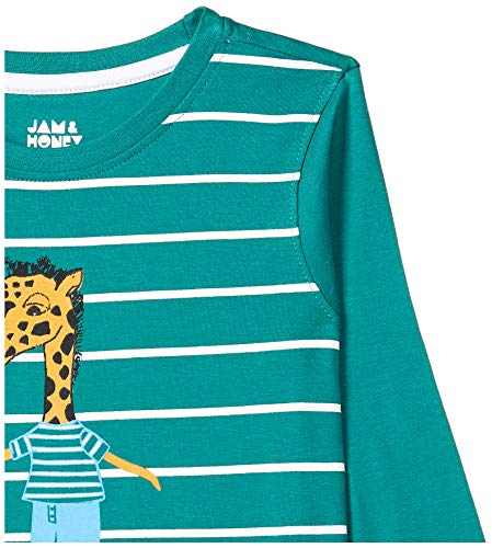 Image of Amazon Brand - Jam & Honey Boy's Regular Fit T-Shirt (Pack of 2)
