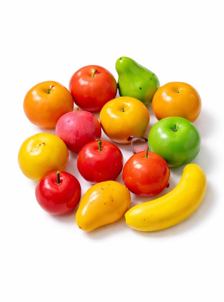 Trendyko Store 12 Kinds of Artificial Fruits Pack for Home, Offices Decor,/ Simulation Fruit Set for Kids to Learn the Names of Fruits (Pack - 1)-image-34
