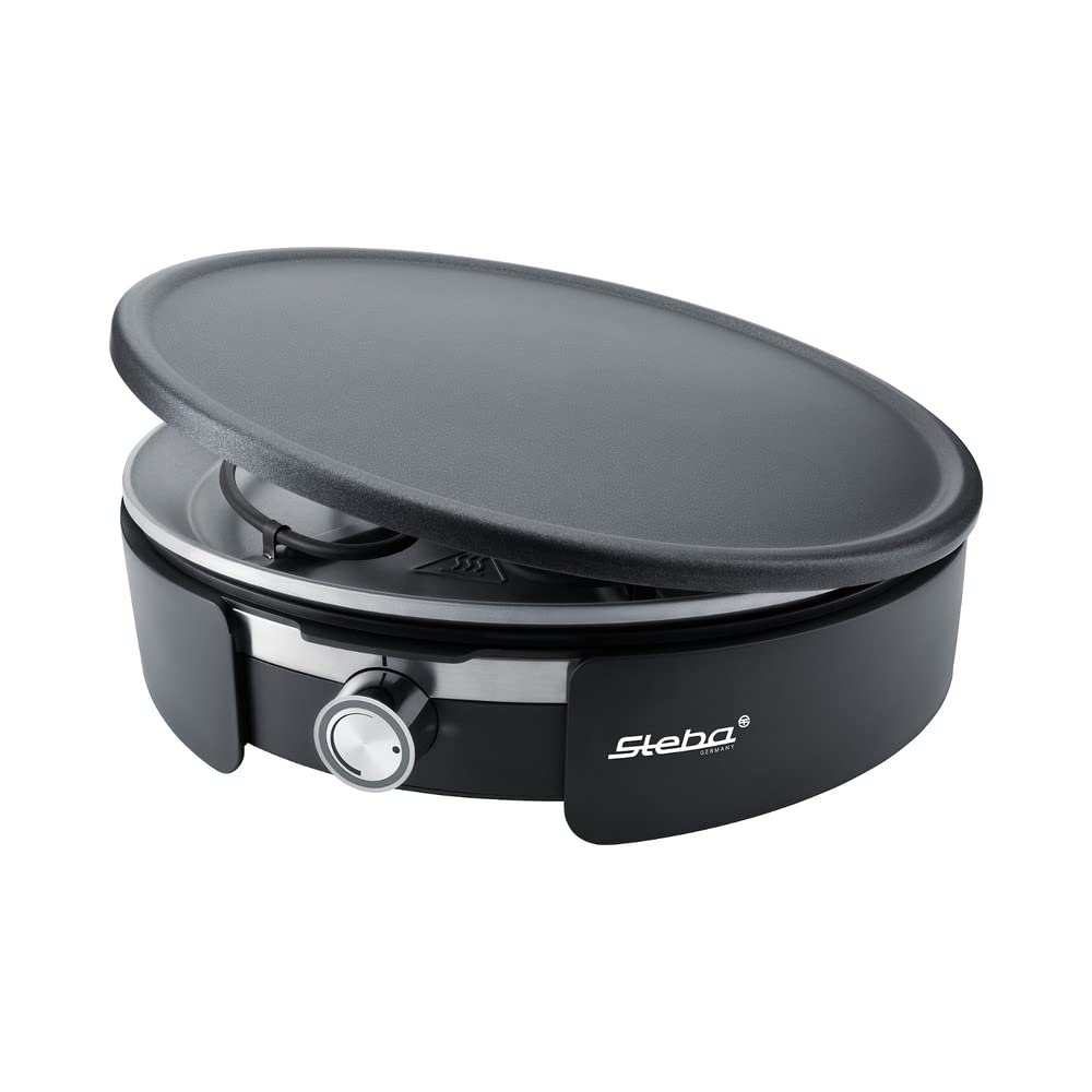 Macchina Per Crepe Elettrica StarBlue 30.5cm - 1000W, Antiaderente, Con Spatola E E-book