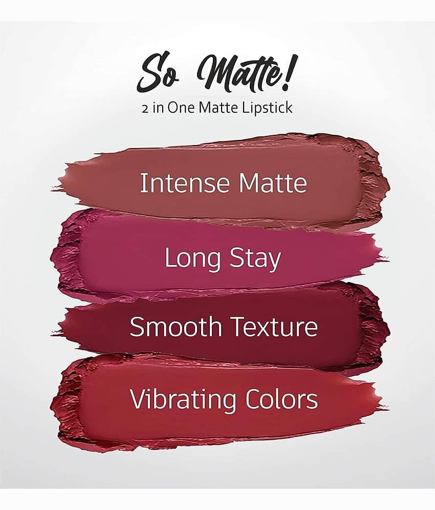 Image of Beautiful Color Matte Liquid Lipstick, Long Lasting & Waterproof 5ml (Rusty Pink)