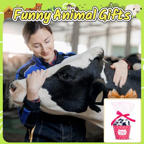 Image of HAPPYPOP Fuzzy Animal Socks for Women - Cute Unicorn, Horse, Cow and Goat Gifts for Her