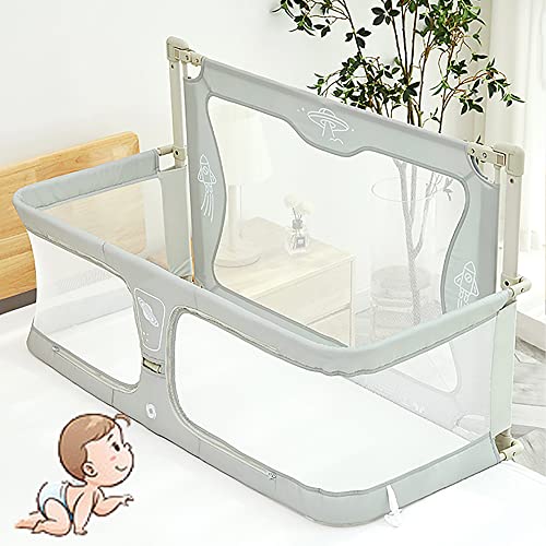 3 En 1cuna bebe,120x50cm,Cuna colecho,cuna de viaje,minicuna colecho,moises para bebe,cuna plegable,parque cuna,next To Me,cama cuna convertible,corral cunabebe,portátil,Paneles de Malla,plegado fácil