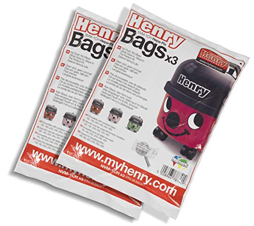 Henry HepaFlo-Bolsas (3 Unidades), Blanco, tamaño único