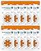 Produktbild everActive 13, 60 Stück, Hörgerätebatterien, hohe Leistung, Zink-Luft-Batterien, 10 Blisterkarten, 4-jährige Haltbarkeit, orange, Ultrasonic PR48