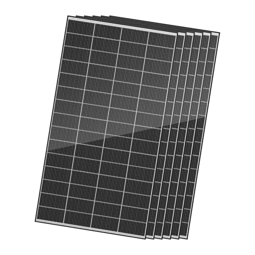 Image of Renogy 320 Watts Solar Panels 6PCS 12V /24V N-Type 18BB Solar Panel Monocrystalline Total 1920W On /Off Grid Application Over 1000 Watt Solar Panel 25% High Efficiency for Homes Roof RV Boat Black
