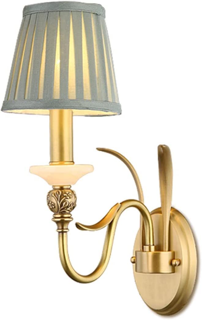 ASerZenith Led Wall Sconce, Wall Lamps Bedside Wall Lamp, All Copper Wall Lamp In Porch Corridor Ing