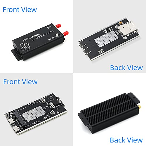 Adaptador Mini PCI-E a USB 2.0 tipo C con ranura SIM HLT para módulo WWAN 3