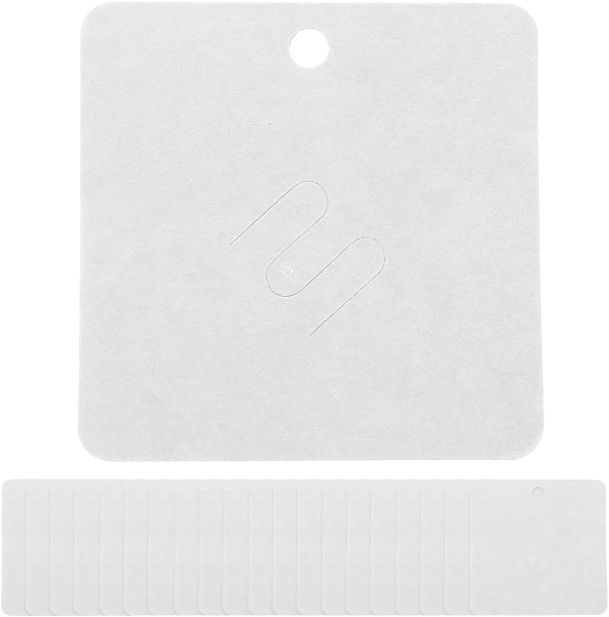 Lurrose Brooch Display Cards 200Pcs Pin Holder Tag Retail Packaging 2.75X2.75 Inch Jewelry Cards for Selling and Organizing Brooches and Pins
