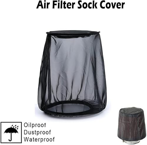 Miniatura 3 de KASIMT Kit de limpieza de filtro de aire, impermeable para motocicleta, filtro de aire para lluvia, funda protectora a prueba de polvo, para Harley