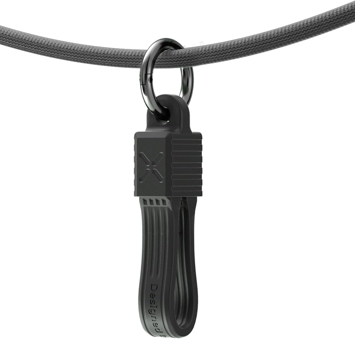 Hagibis USB 4 Cable Portable Keychain, 240W USB C Charging Cable, 40Gbps Data Transfer, 8K@60Hz Video Display for iPhone 17 16 15 Pro Max, iPad, Thunderbolt 4/3, External SSD (Black)