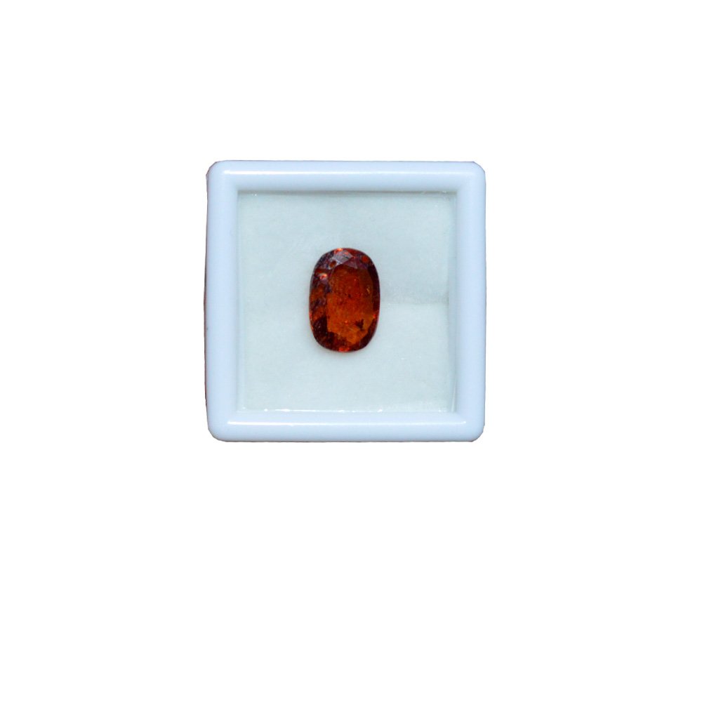 Certified Natural Gomed / Gomedhikam / Hessonite 8.25 Ratti Natural Certified Precious Loose Gemstone