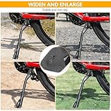 WangLaoWu Fahrradständer 24-29 Zoll, Fahrradständer Mittelständer, Höhenverstellbarer Universal Seitenständer Unterstützung Fahrrad Ständer für Montainbike Ebike Rennrad