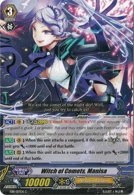 Cardfight!! Vanguard TCG - Bruja de Cometas, Manisa (EB11/017EN) - Paquete de refuerzo extra 11: Réquiem al anochecer
