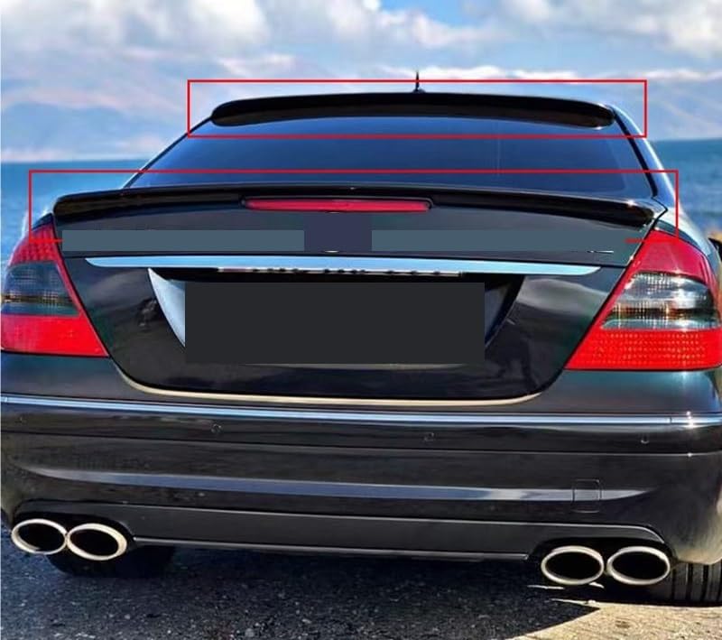 Aileron arrière Benz W211 Classe E finition ABS style aérodynamique élégant - 3