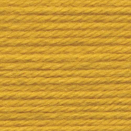 Image of Lion Brand Yarn, Vanna's Choice Crochet Yarn, Mustard, Yellow, 3 Pack