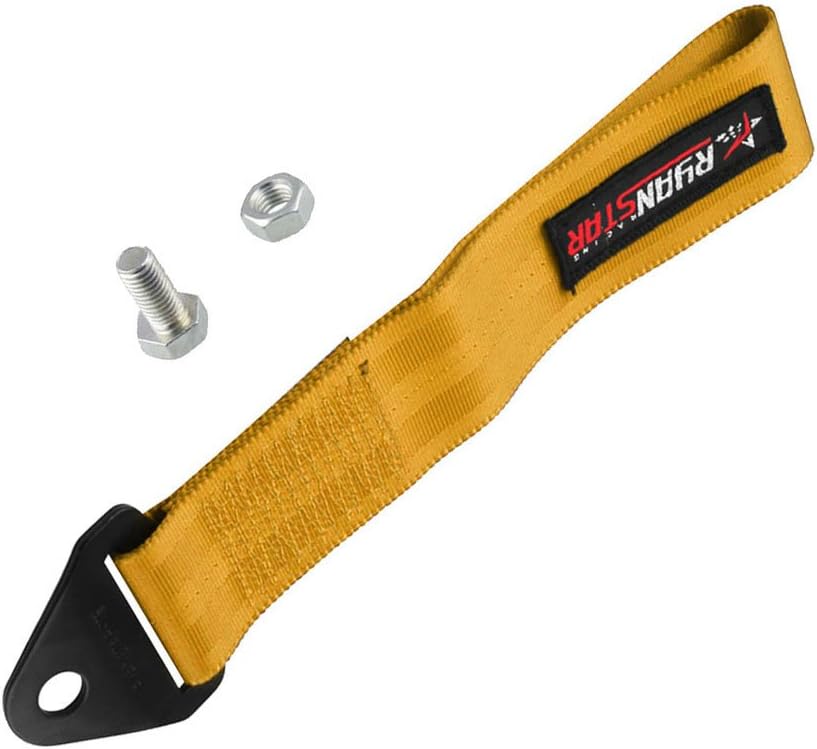 Traino Sport Corde Di Traino Per Auto Da Corsa - 2 Pezzi, Nere, Alta Resistenza Fino A 2 Tonnellate Gancio Traino - Foto 11