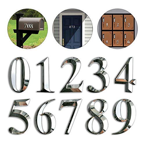 Hopewan Self Adhesive Mailbox Numbers, 2 Inch Door Numbers Stickers for Apartment Home