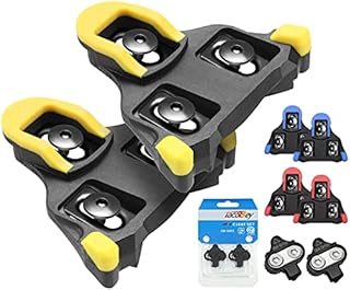 TacoBey Bike Cleats Compatible with Shimano Cleats, Cycling Pedals Cleat for SPD (SH-10/SH-11/SH-12) Cleats System Shoes & SPD SH51/SH56 Cleats - Indoor Outdoor Cycling & Road Bike Bicycle Cleat Set