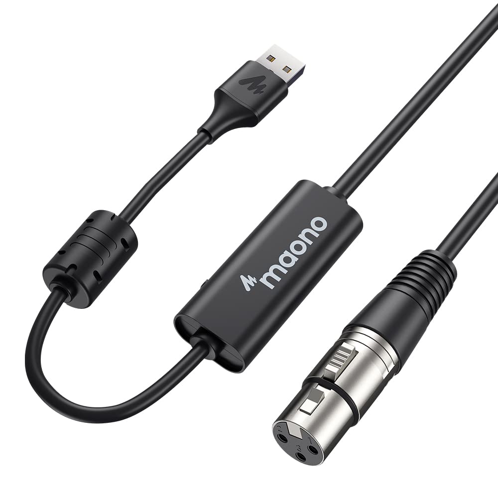 min-nano TIPIKE A.H Muskie改 XL Ah.h Amazon.com: Maono Cable de micrófono USB a XLR de 10 pies, nueva