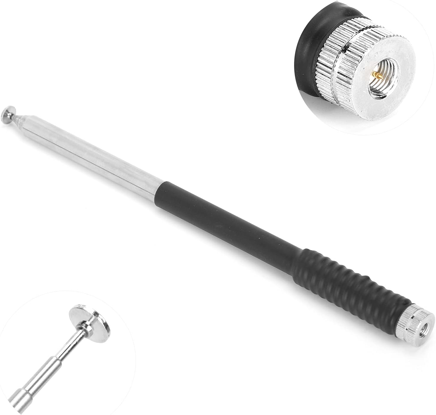 Telescopic Antenna High Gain SMA Direct Connect Expandable Metal Antenna for Handheld Devices Astro Series GPS Receiver Signal Range Extender for Outdoor Navigation