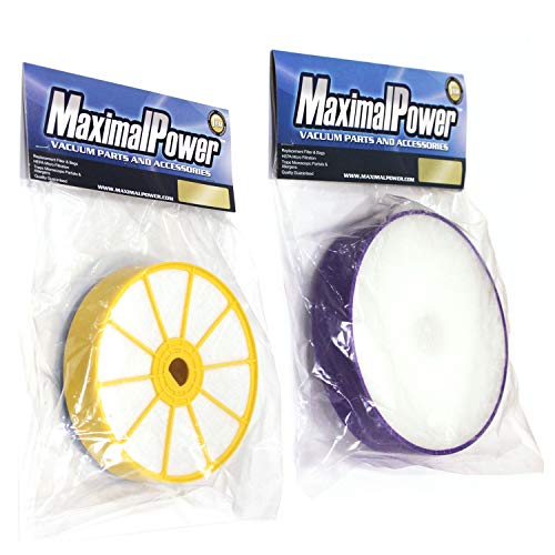 MaximalPower Replacement Washable & Reusable Pre-Filter for Dyson DC-07 - Replaces Dyson DC07 Pre-Motor Filter Part # 904979-02 (90497902) (Pre-Filter & Post-Filter)