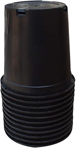 YSMN 5 macetas de plástico para vivero, macetas de 20 galones, macetas flexibles para jardín