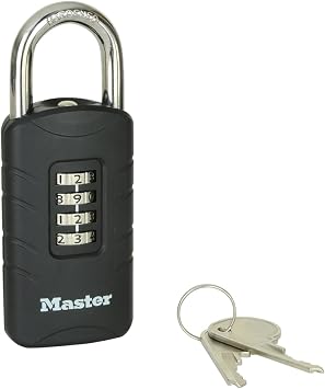 Master Lock 656EURDBLK 120 x 48 x 20mm Outdoor Security Emergency Key Combination Lock