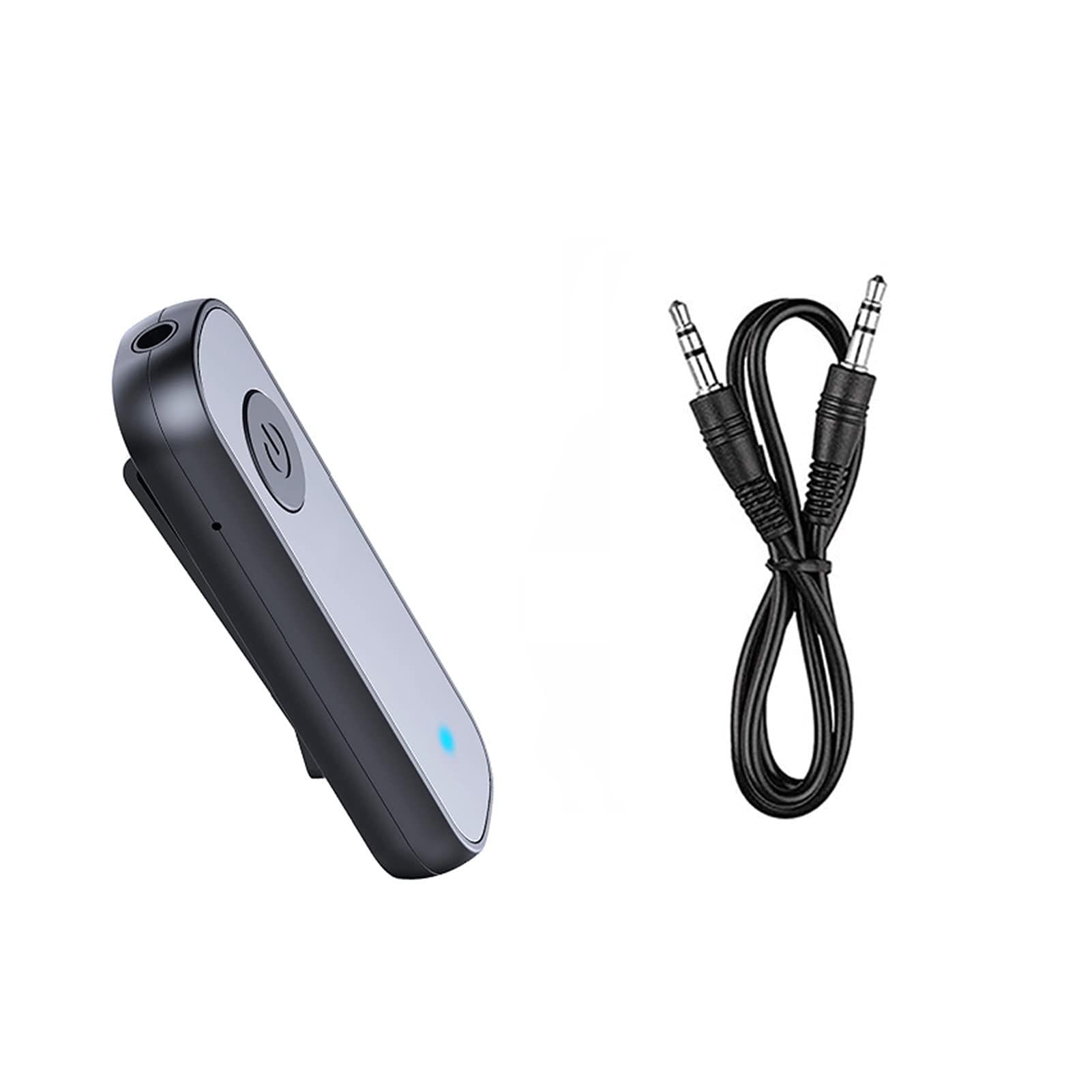 Adapter audio Bluetooth. Odbiornik Bluetooth 5.0 3,5 mm 3.5 AUX. Jacek USB. Stereo Clip Muzyka bezprzewodowa adapter audio z mikrofonem do zawodnika