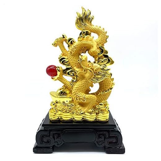 Chinese Feng Shui Dragon Statue Figurine
