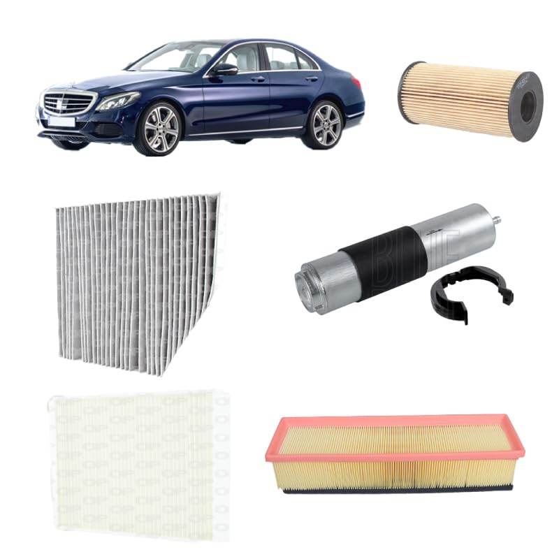 Kit Tagliando 5 Filtri Per GLC X253 2143CC Gasolio 220D 250D