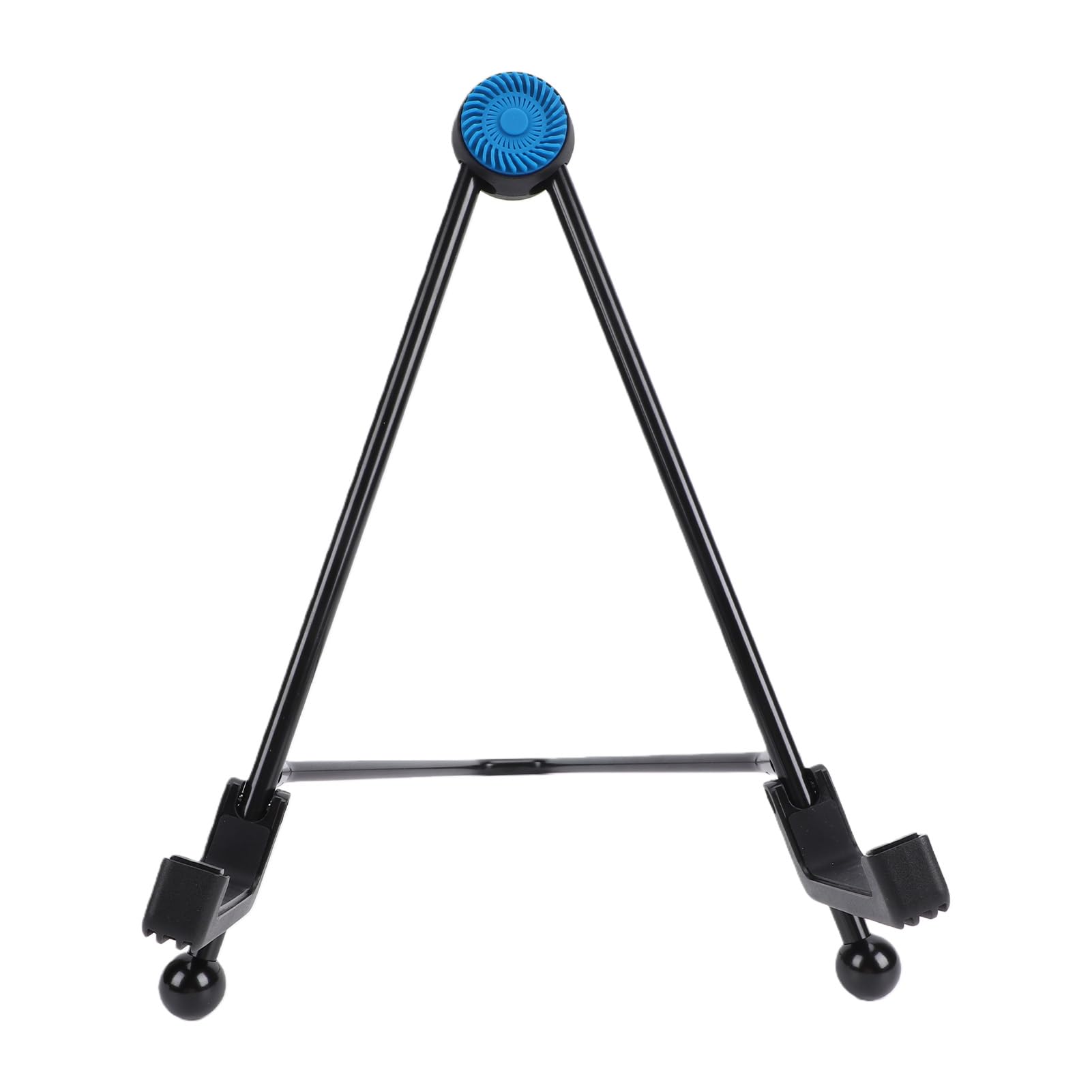 SIXRUN Supporto per Basso per Chitarra Elettrica, Supporto per Chitarra Portatile Pieghevole in Metallo con Cuscinetto in Silicone Antiscivolo, Triangolare, Design Leggero per Prestazioni