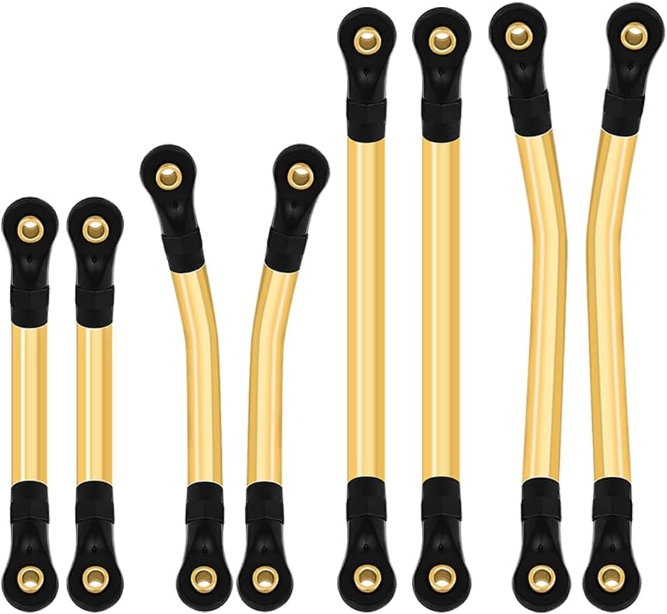 TRX4M Brass High Clearance Links Linkage Rod Set for TRX-4M 1/18 RC Crawler Upgrade Parts
