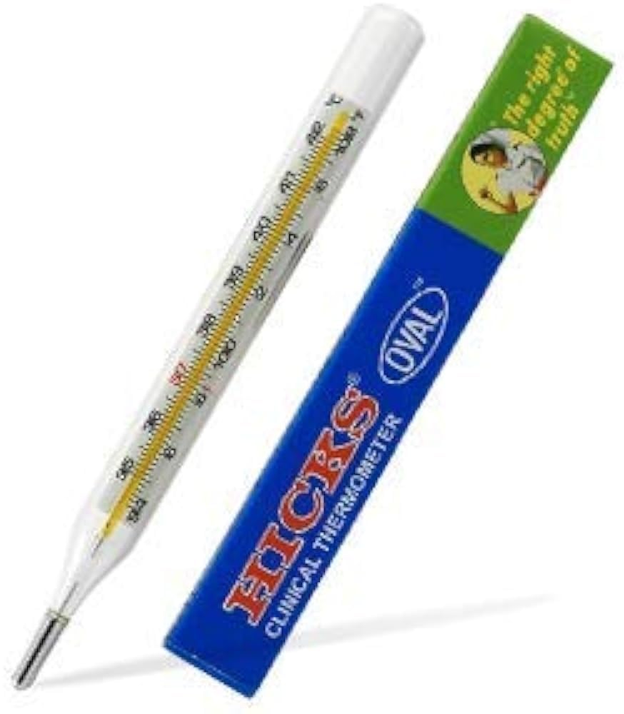 HICKS Oval Thermometer - Pack of 2