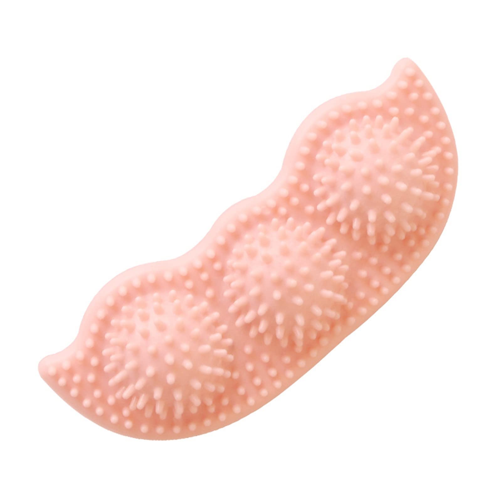 AOKID Dog Chew Toy Pea Shaped Dog Chew Toy Pressure Resistance for Dog Supplies Light Pink