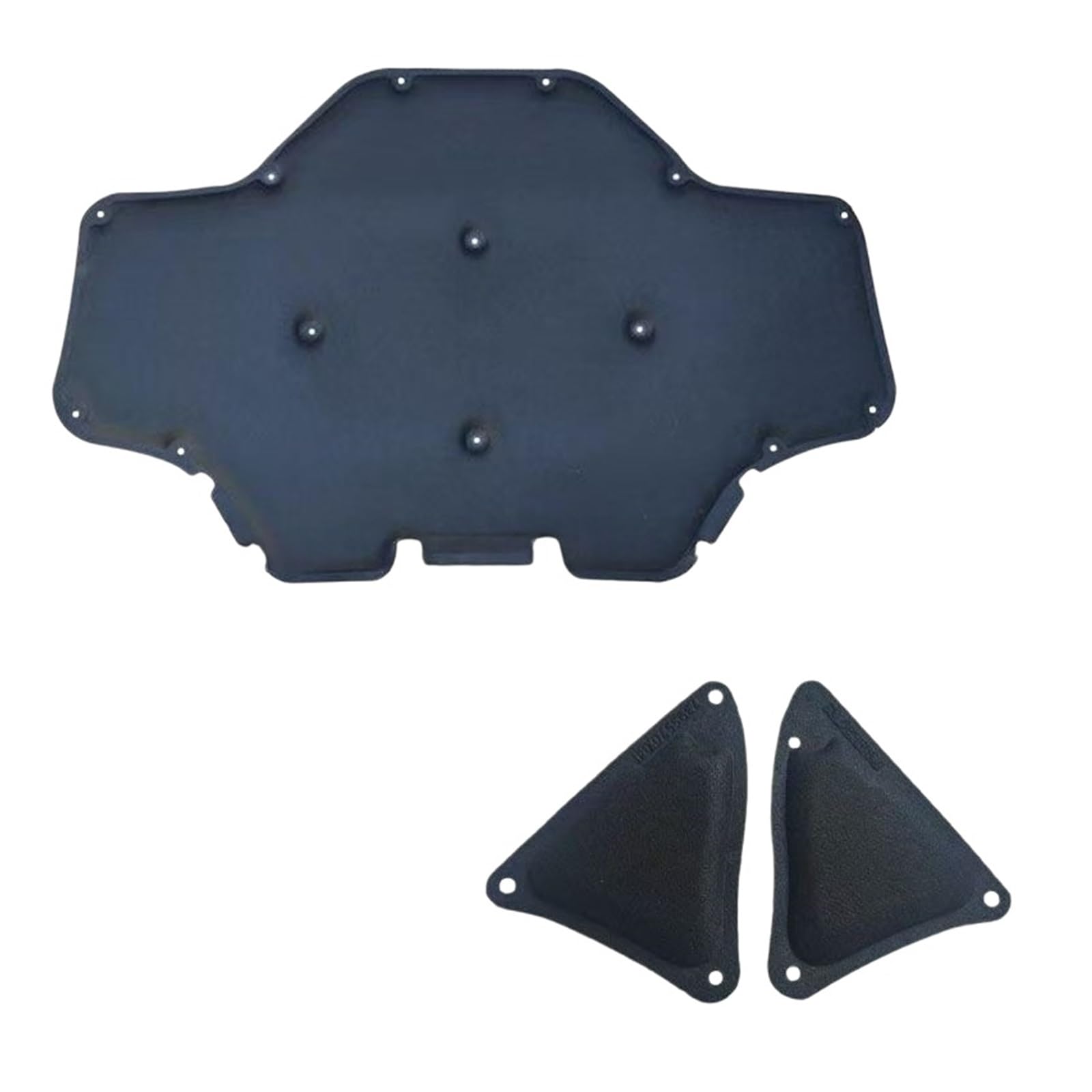 Lycheu Balck Front Hood Engine Firewall Sound Heat Insulation Cotton For X3 G01 For X4 G02 2018-2022 Car Engine Hood Heat Soundproof Deadener Cars Accessories
