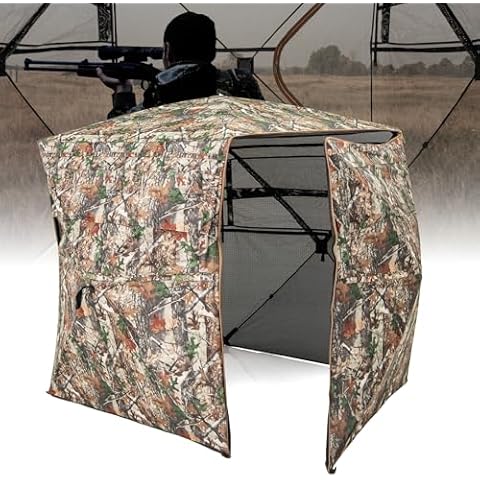 Tente de chasse COSTWAY 2-3 personnes Cover