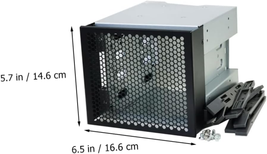 Bay Hard Drive Mounting Bracket Optical Drive Expansion Rack Durable Hard Drive Cage for Enhanced Storage for DIY Builds and Gaming Cases