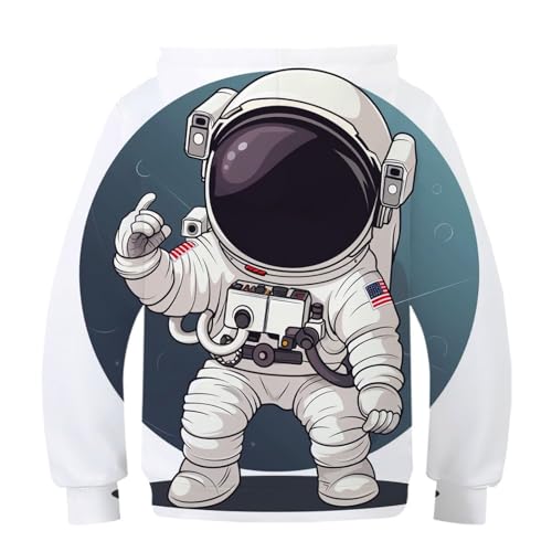 Sweatshirt astronaute 3D pull hiver ado pour les sorties en famille - 2