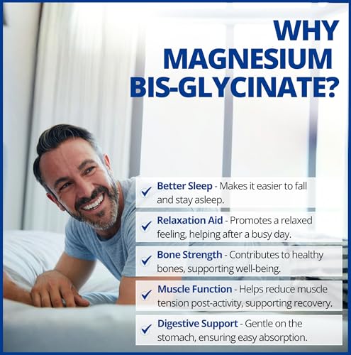 CanPrev Magnesium BisGlycinate Gentle 200mg, 240 v-Caps 240-Day Supply - Pure Elemental Magnesium Supplement, Supports Bone and Muscle Function, Gentle on Stomach, Perfect for Daily Magnesium Needs