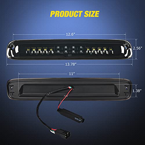 Image of Nilight Third Brake Light for Chevy GMC 1500 2500 3500HD Classic 1999-2006