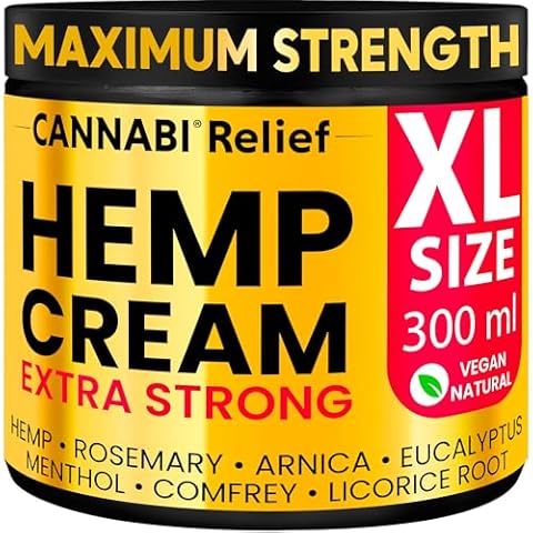 High Strength Hemp Cream for Muscles Cover